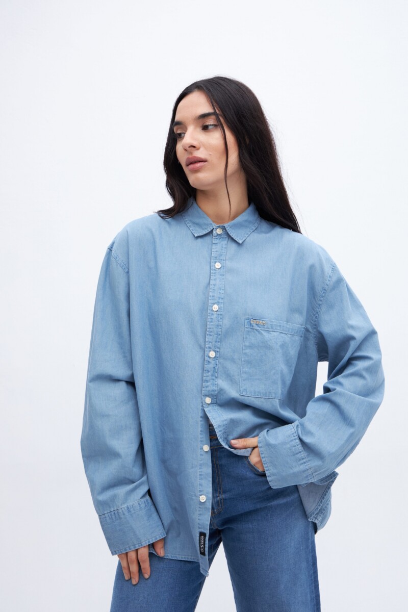 Camisa Meg - Light Blue 