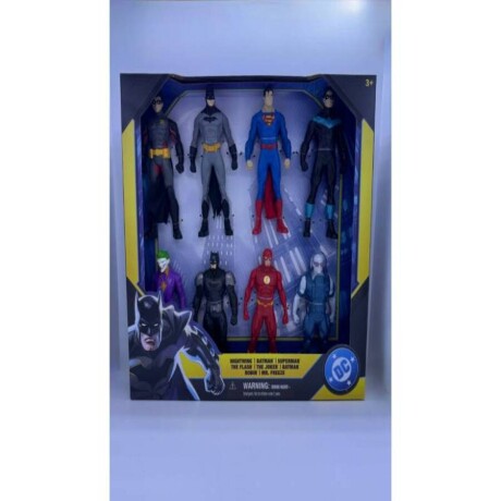 Pack X8 Figuras Dc Comics 67879 De 15 Cm Universo Binario 001
