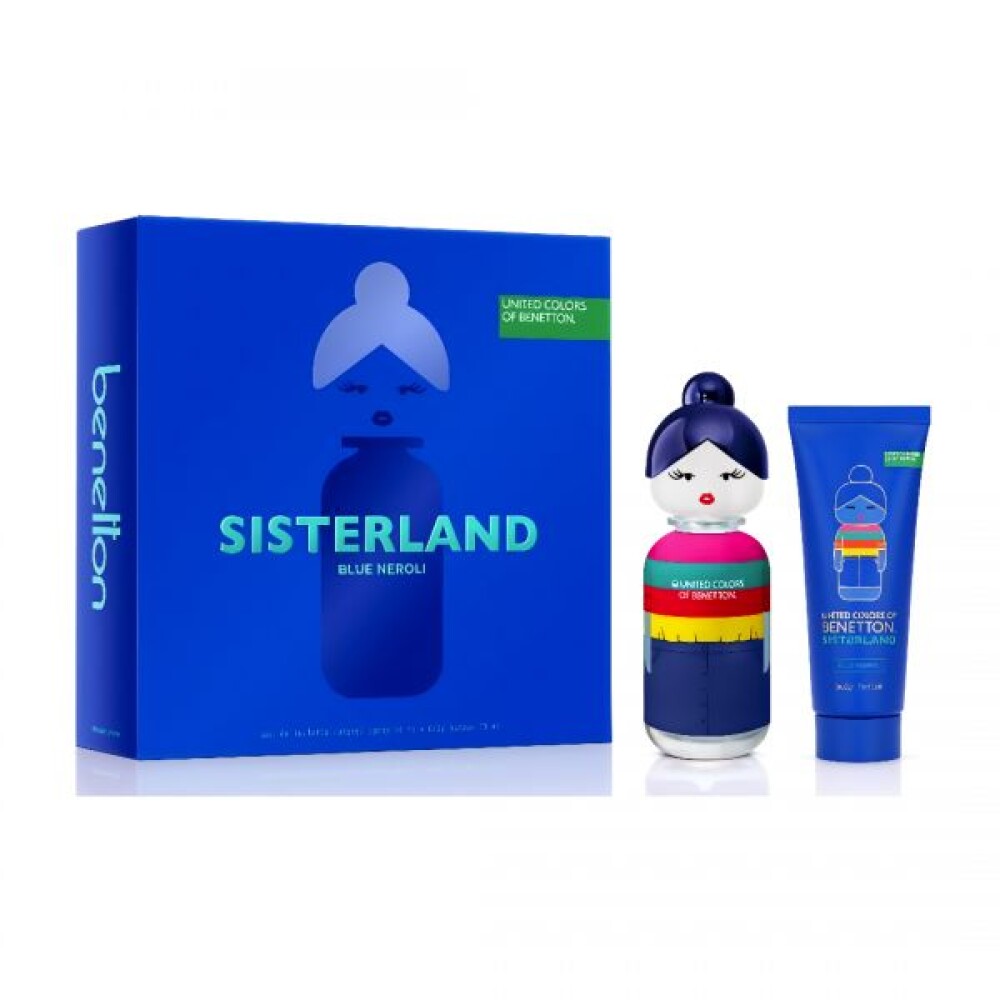 Benetton Sisterland Neroli Eau de Toilette Set 80 ml + Body Lotion 75 ml Benetton Sisterland Neroli Eau de Toilette Set 80 ml + Body Lotion 75 ml