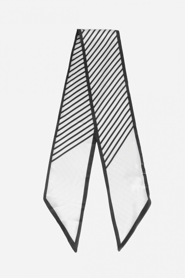 Pañuelo corbatero estampado crudo