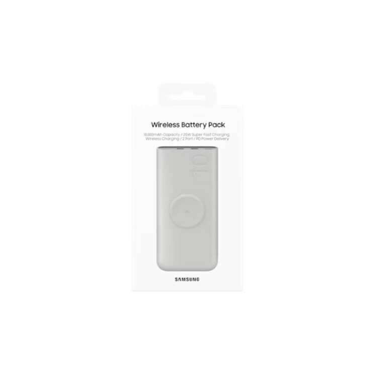 Wireless Charging Samsung 10,000 Mah EB-U2510XUEGWW - Beige Wireless Charging Samsung 10,000 Mah EB-U2510XUEGWW - Beige