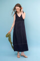 VESTIDO LINO VIVI AZUL