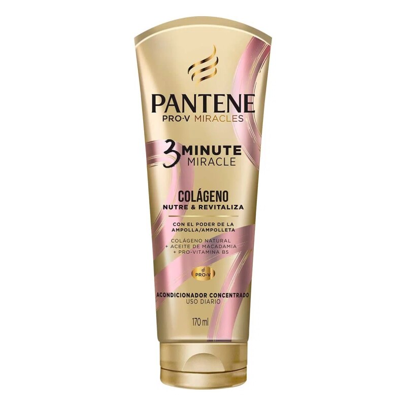 Acondicionador Pantene Colágeno Nutre/rev. 3 Minutos 170 Ml. Acondicionador Pantene Colágeno Nutre/rev. 3 Minutos 170 Ml.
