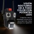Cámara Triple Wifi Seguridad Exterior Nocturna 360 Exterior Color NEGRO