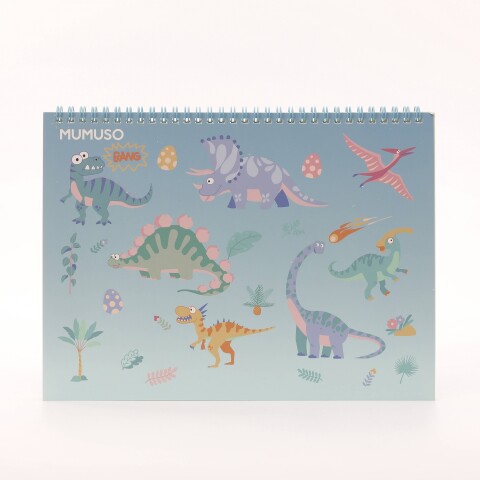 CUADERNO DE DIBUJO EN ESPIRAL A4 (PARAÍSO DE DINOSAURIOS) CUADERNO DE DIBUJO EN ESPIRAL A4 (PARAÍSO DE DINOSAURIOS)