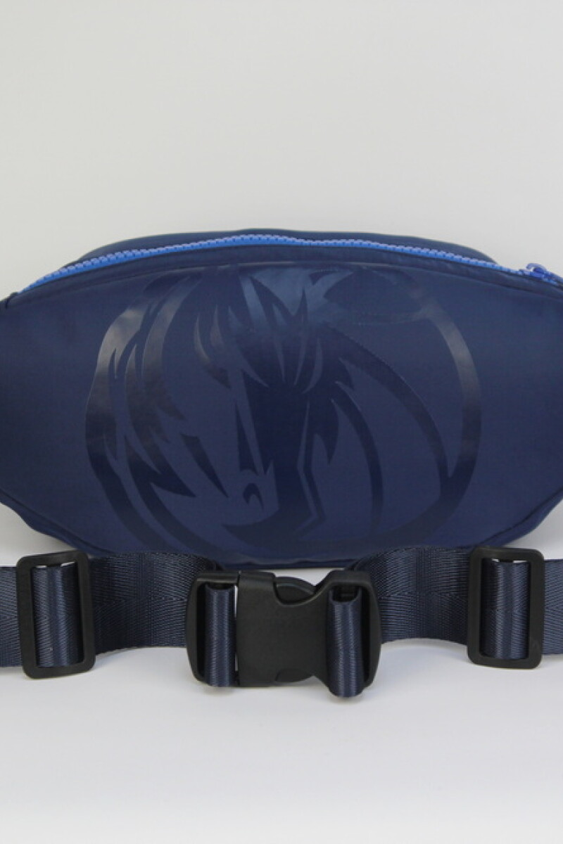 Riñonera nylon doble cierre Maverikcs - NBA Azul