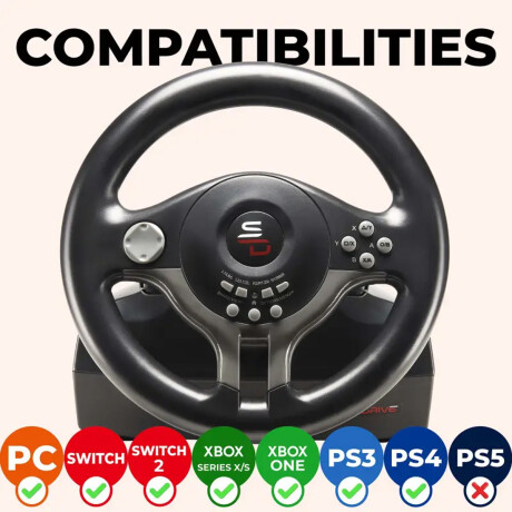 Volante Y Pedalera SuperDrive SV250 - PS3 PS4 xbox PC Switch Volante Y Pedalera SuperDrive SV250 - PS3 PS4 xbox PC Switch