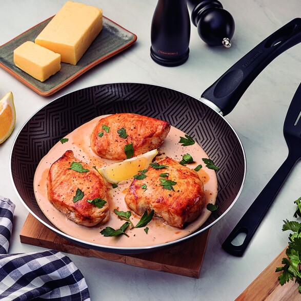 Sartén con espátula modelo "PARIS", Ø20cm -TRAMONTINA TR5606