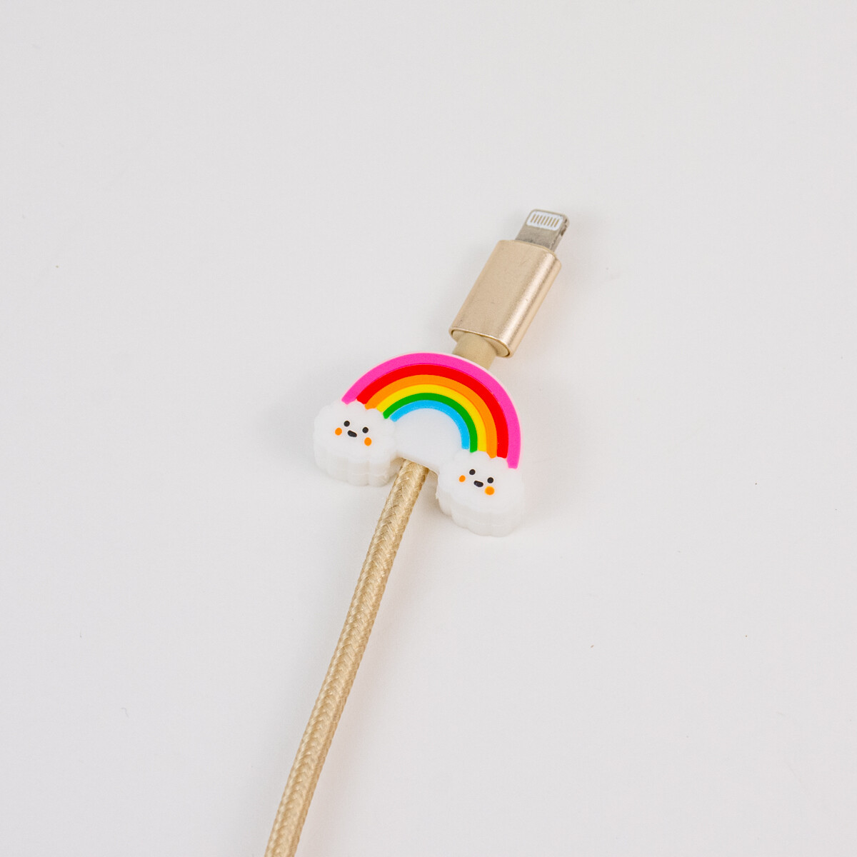 Protector Para Cargador De Celular - Arcoiris 