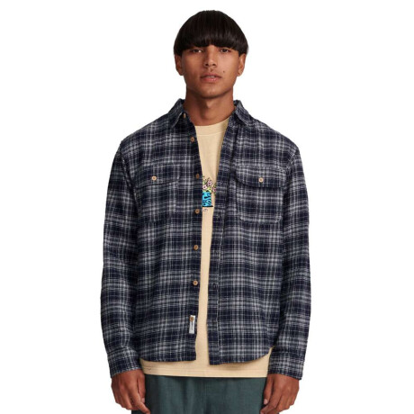 Camisa Critical Slide Marling Ls Shirt Diseño a cuadros