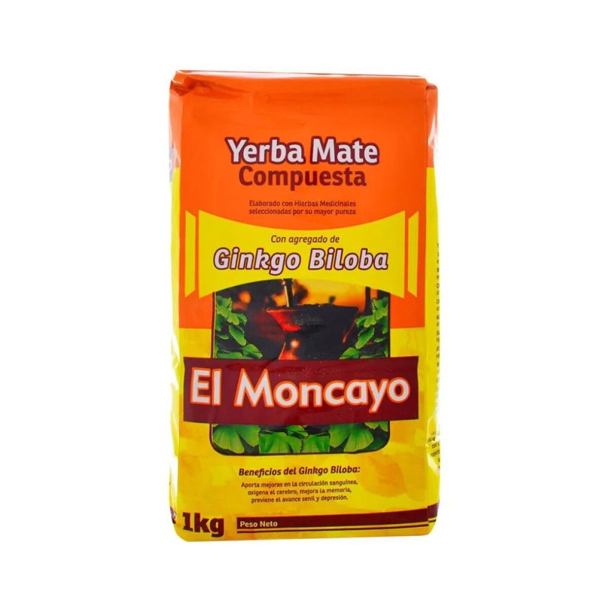 Yerba Compuesta El Moncayo con Ginkgo 1Kg - Yerba Comp. Gingko Moncayo 1k 