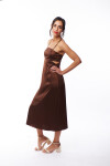 VESTIDO TEIT MARRON