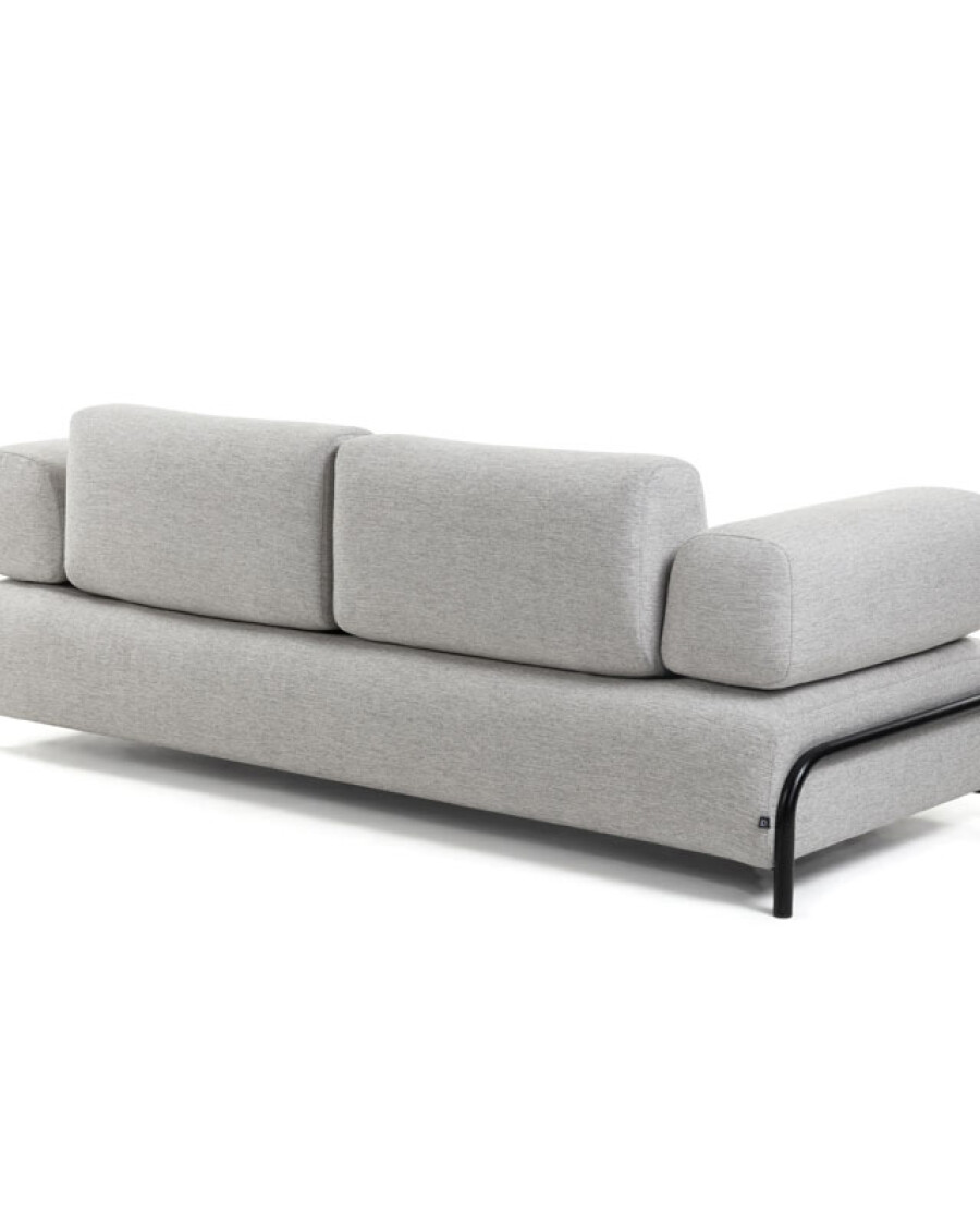 Sofá Compo 3 plazas gris claro 232 cm