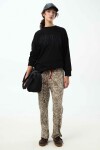 Pantalón Bruna Leopardo Marrón