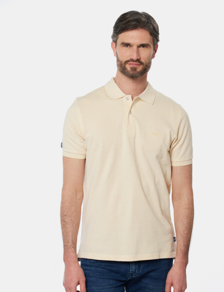 REMERA POLO LISA Amarillo