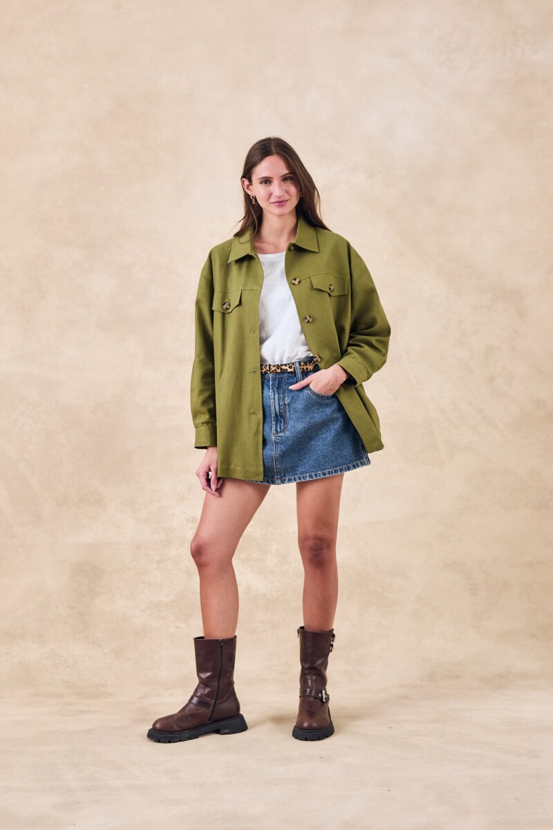 Sobrecamisa Lino Safari