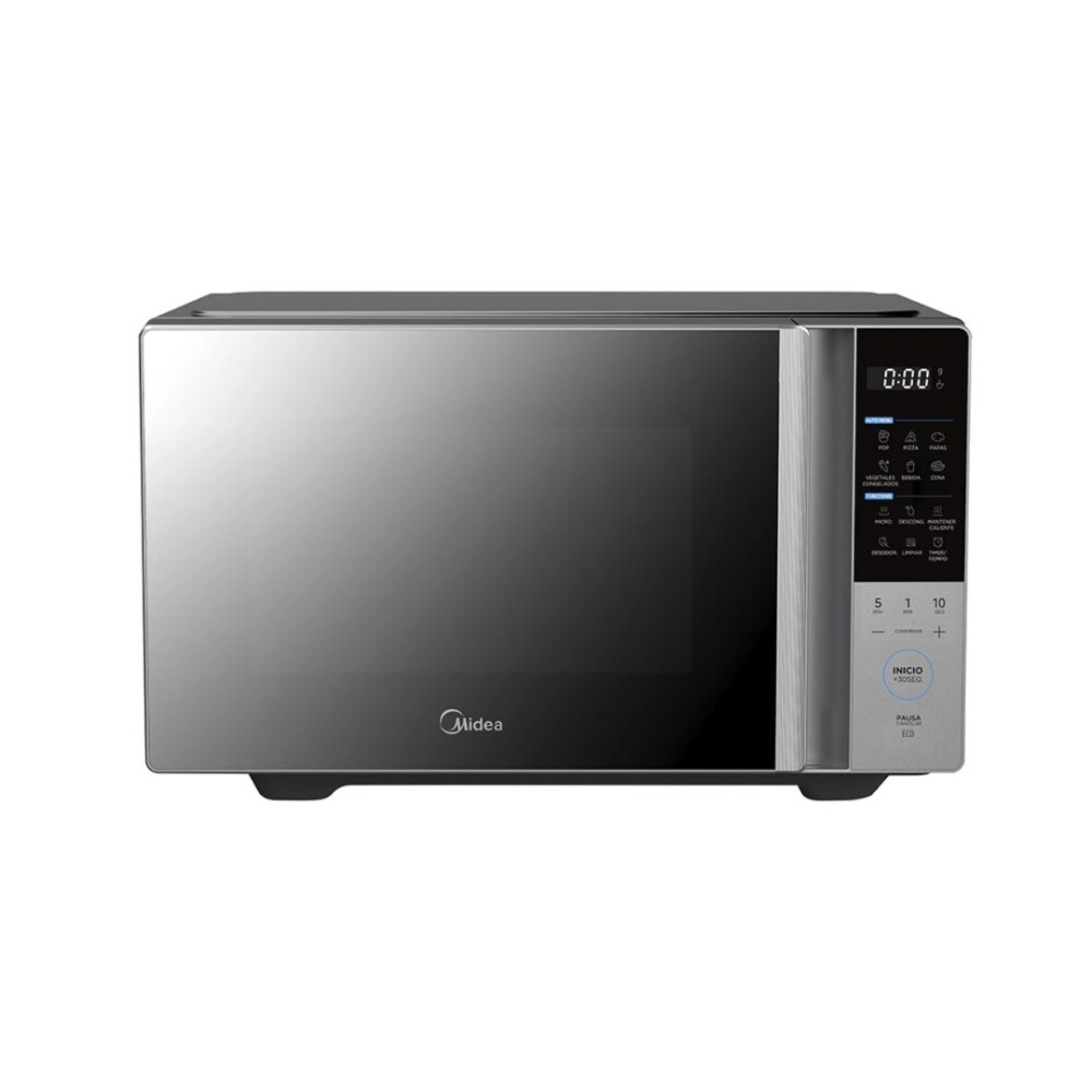 Horno Microondas Inox 20L con Panel Digital - Modelo MMO20CMO-EMPCMS - Midea Horno Microondas Inox 20L con Panel Digital - Modelo MMO20CMO-EMPCMS - Midea
