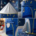 Carpa Casita Infantil Para Niños Casa Tipi Espacio Nave Cohete Espacial Estrellas Imback Color Azul Carpa Casita Infantil Para Niños Casa Tipi Espacio Nave Cohete Espacial Estrellas Imback Color Azul