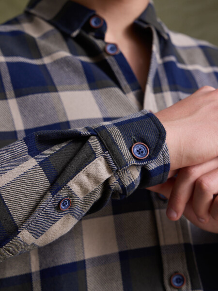 SHIRT VIRGINIA 5.0 VERDE-ECRU