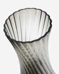 Jarrón Arep de vidrio gris 28 cm