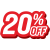 BF 20 % OFF