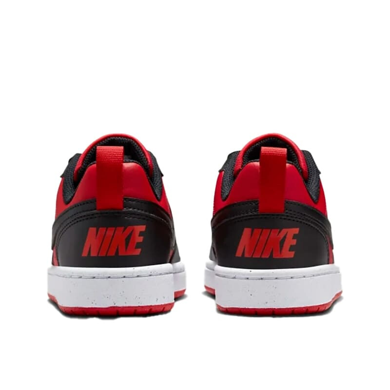Championes Nike Court Borough Low de Niños - DV5456-600 Rojo-negro