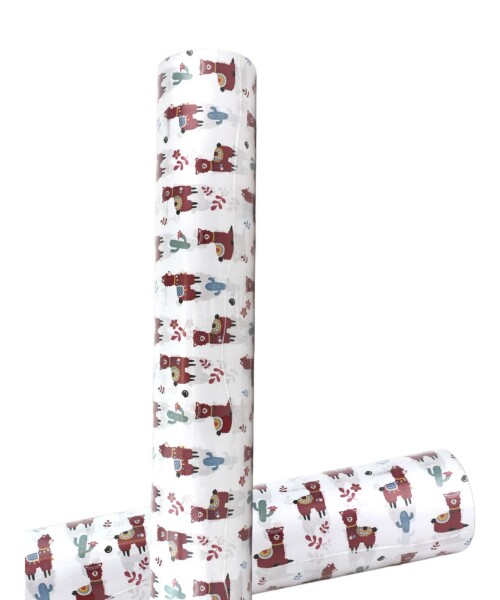 Papel regalo bobina 60 cm. x 100 mts LLAMAS