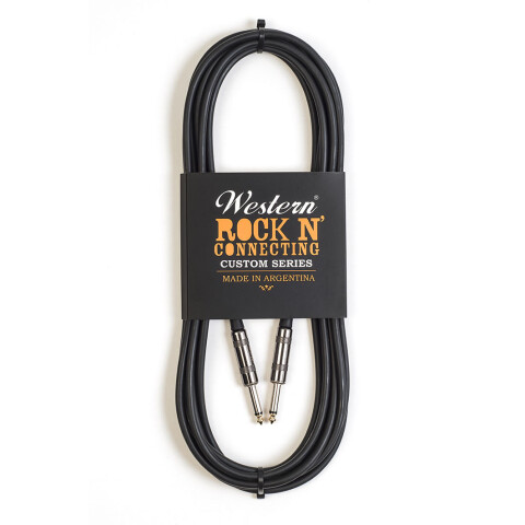 Cable Western silencioso Plug Mono 3 mts Recto- Recto Cable Western silencioso Plug Mono 3 mts Recto- Recto