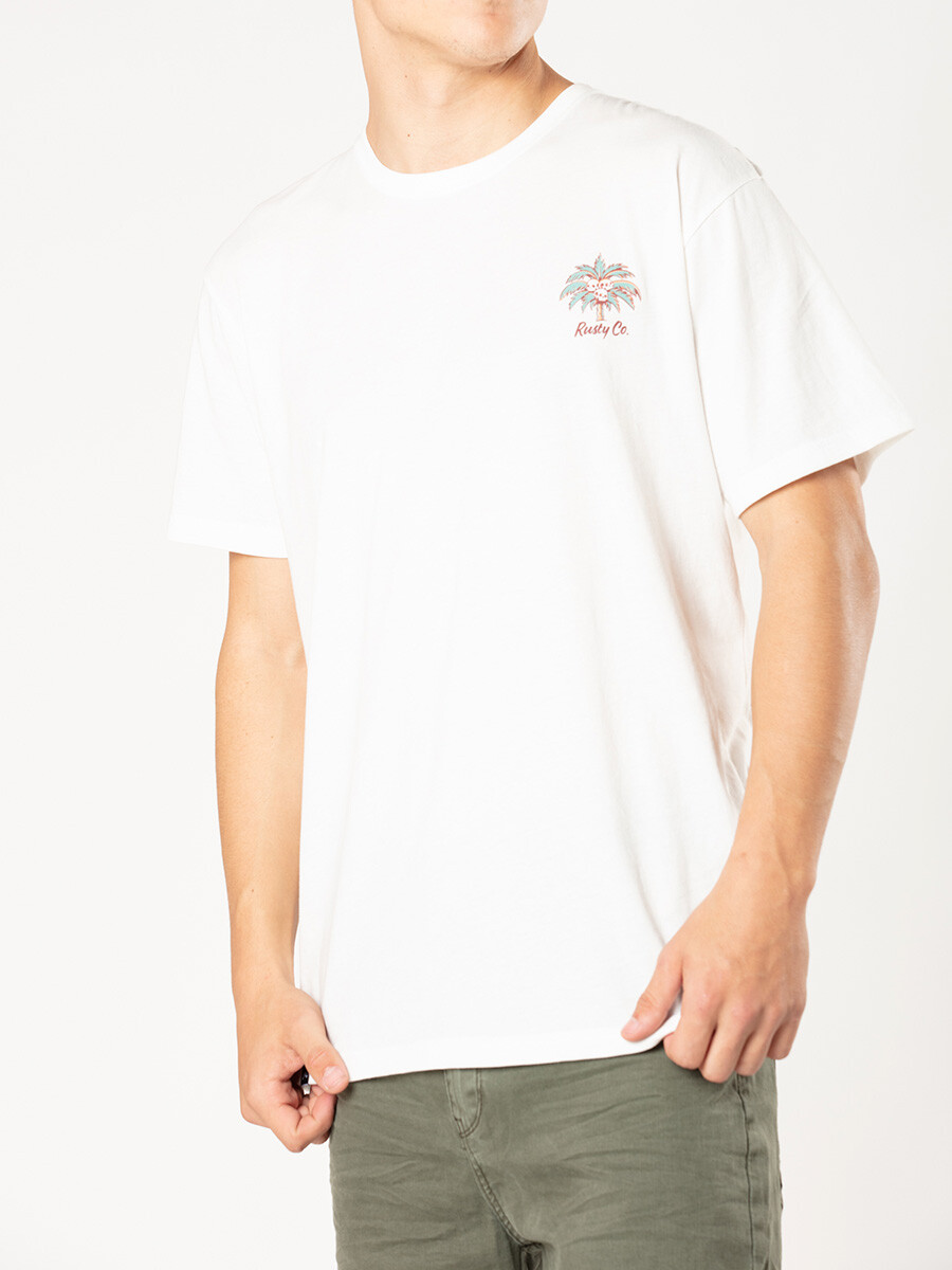 T-SHIRT VERNE TEEN RUSTY - Blanco 