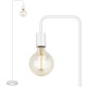 Lámpara De Pie Moderna Nordica Metal Retro 1.5 Metros Blanco