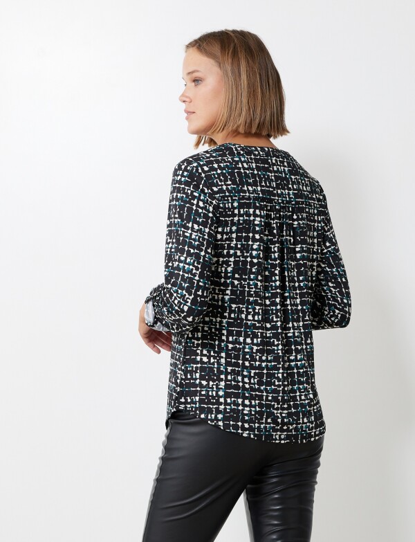 Blusa Cuadrille NEGRO/MULTI