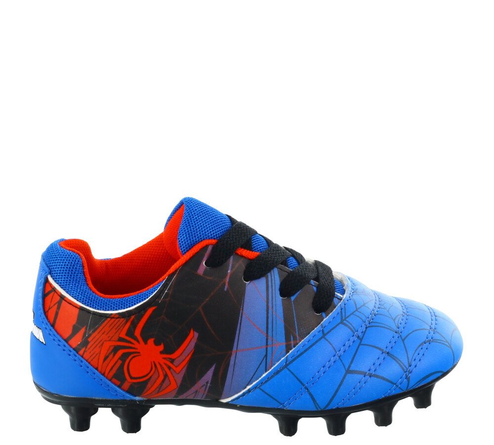 Futbol Campo Spiderman Azul/Negro/Rojo