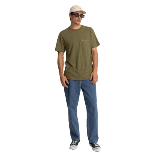 Remera Rhythm Linen Ss - Verde Remera Rhythm Linen Ss - Verde