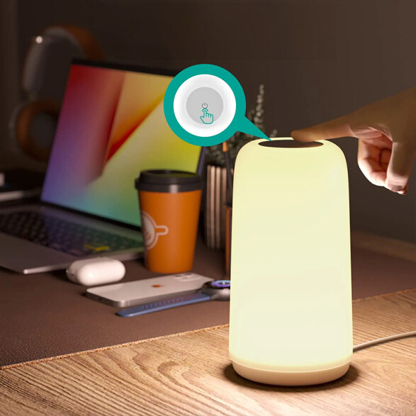 Lámpara portátil veladora inalámbrica RGB touch AI9419