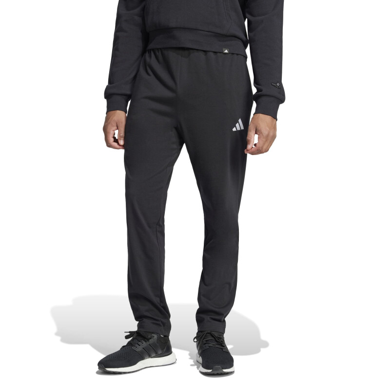 Pantalones Adidas JOGGER de Hombre - JF1105 Negro-blanco