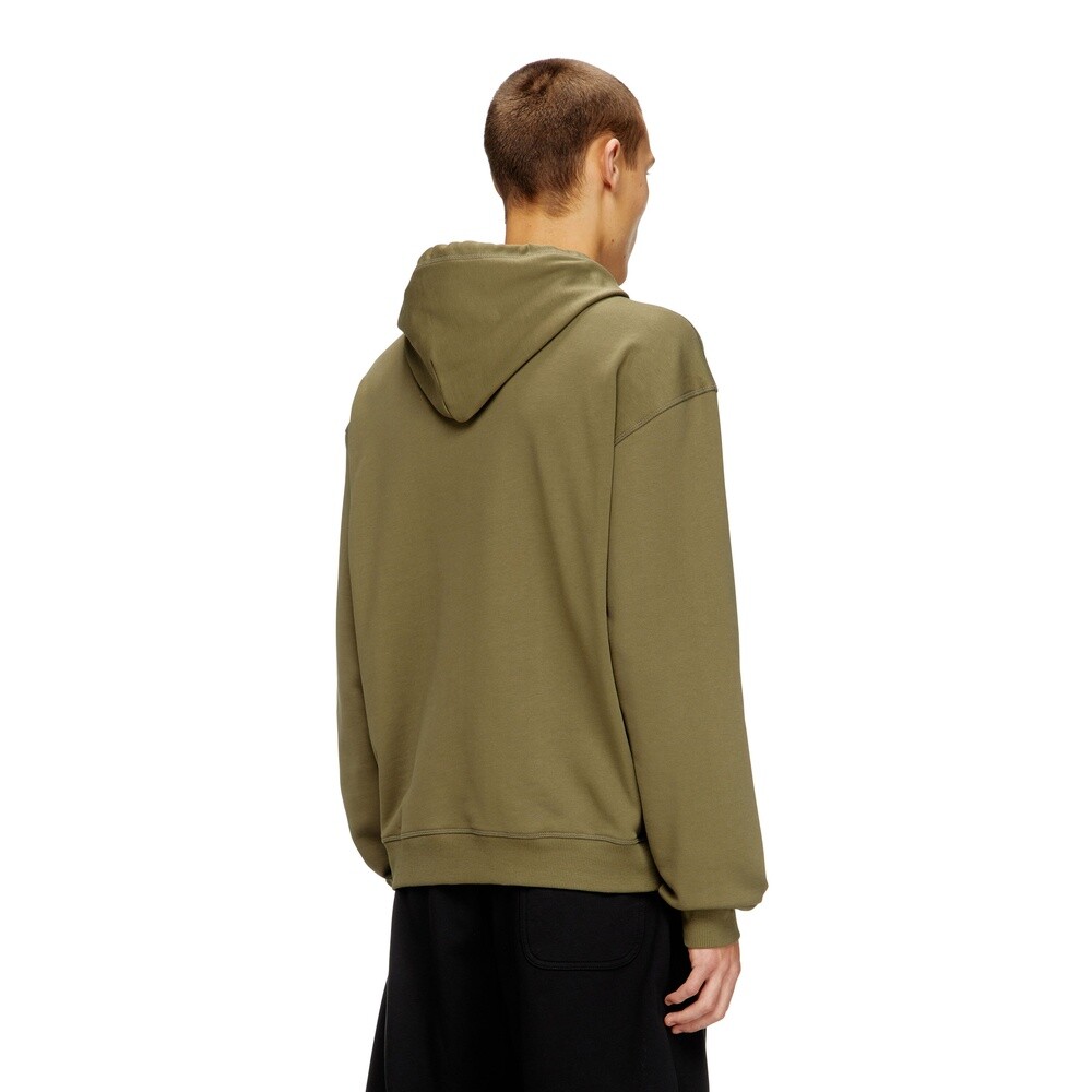 Polerones Urbano Para Hombre S-Norm-Hood-Iod Sweat-Shirt Verde Militar