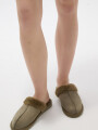Pantuflas Pantusi Verde Grisaceo