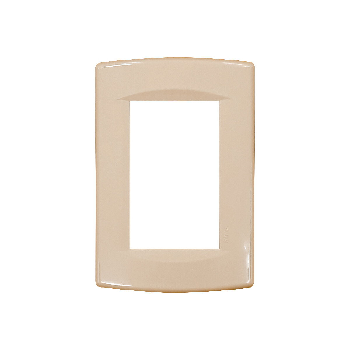 Plaqueta 3 módulos c/soporte+bastidor marfil Sica - SK3403 