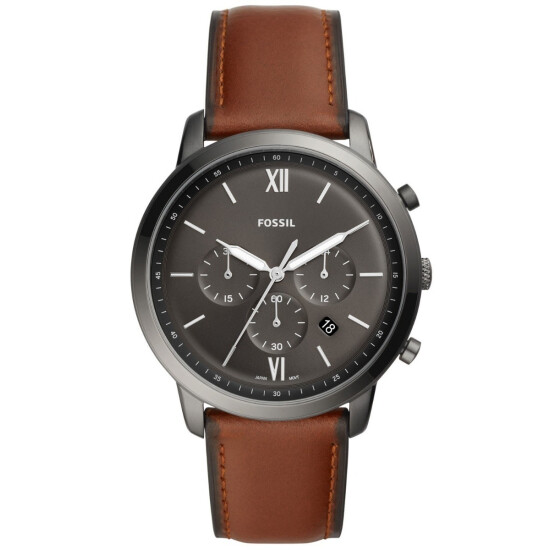 Reloj Fossil Clasico Cuero Marron 0