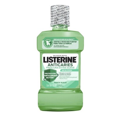 Enjuague Bucal Listerine Anticaries Zero Alcohol 250 Ml. Enjuague Bucal Listerine Anticaries Zero Alcohol 250 Ml.
