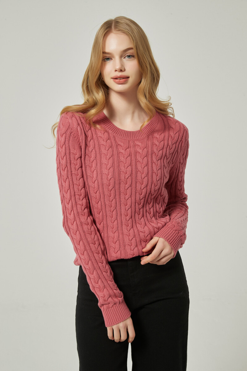 Sweater Teogonorio - Rosa Oscuro 