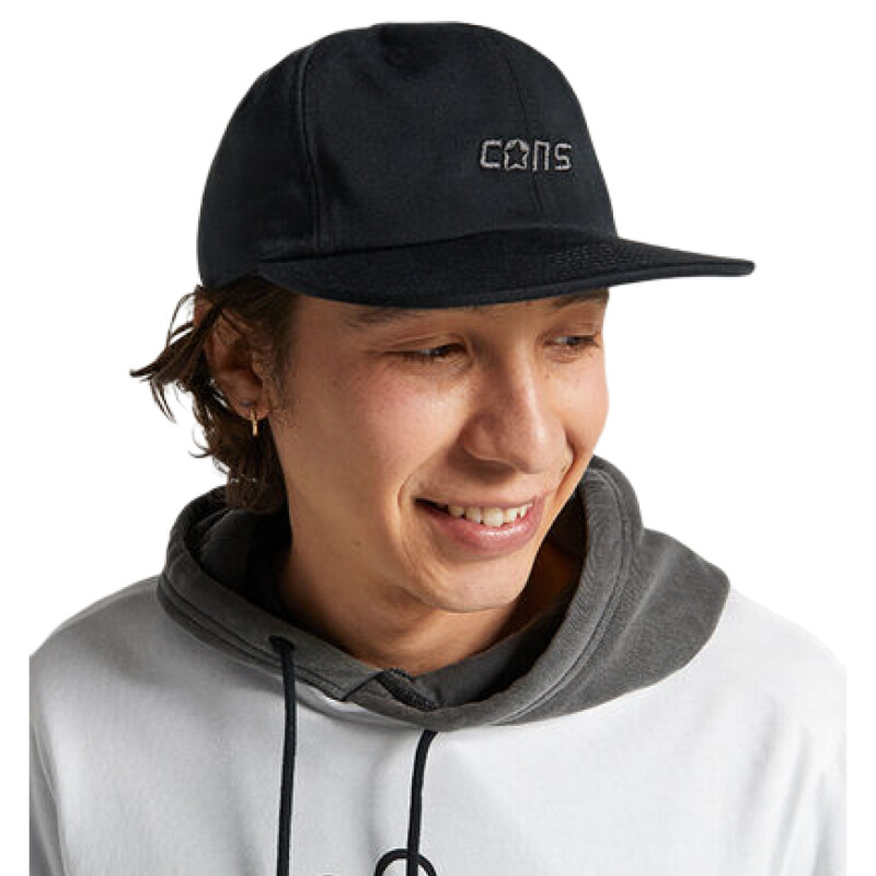 Gorro Cap Converse Cons 6 Panel Cap Black - Negro Gorro Cap Converse Cons 6 Panel Cap Black - Negro