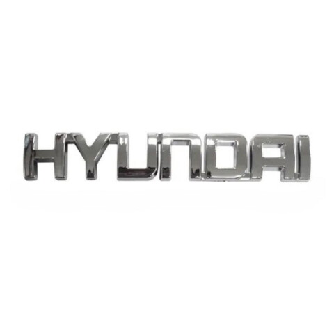 EMBLEMA "HYUNDAI" CROMADO Emblema "hyundai" Cromado