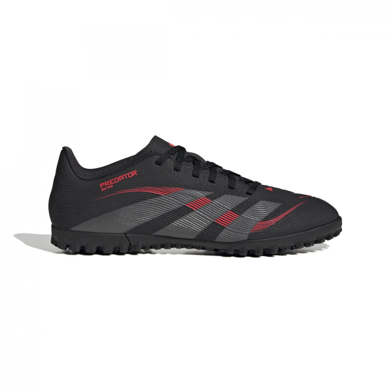 Championes Futbol5 Adulto ADIDAS CALZADO PREDATOR CLUB TF de Hombre - ID3783 Negro-rojo