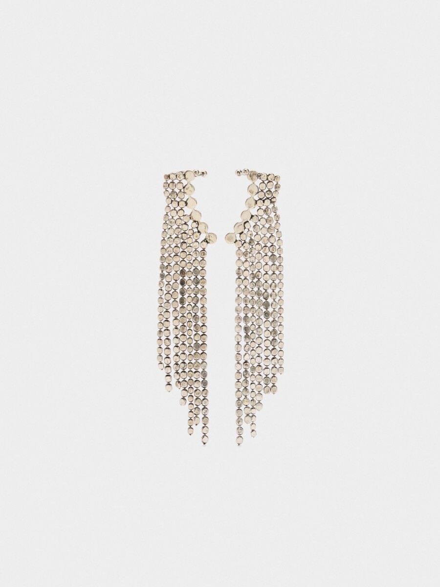 Pendientes Ear Jacket Cascada plateado
