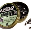 Chumbos Apolo Jumbo 5,5mm 250 Unidades 22 Grains Chumbos Apolo Jumbo 5,5mm 250 Unidades 22 Grains