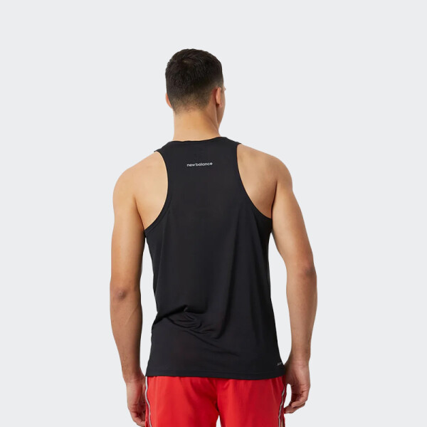 Musculosa New Balance Accelerate Single Negro