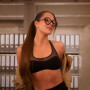 Bra Mesh Low Impact Bra Mujer Black