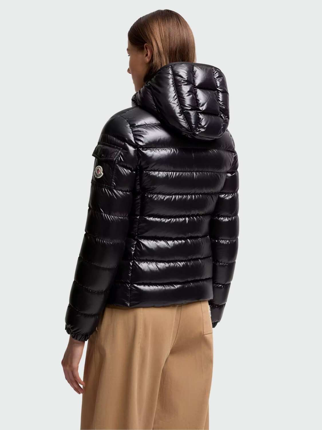 MONCLER - Campera de Plumas Bady Negro