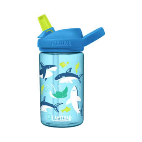 Botella Camelbak Eddy+ Kids 400ml Plastico Tiburones Mantas 0